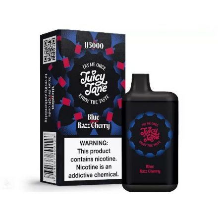 JUICY JANE JJ5000 Blue Razz Cherry 5% Nikotín NABÍJATEĽNÁ