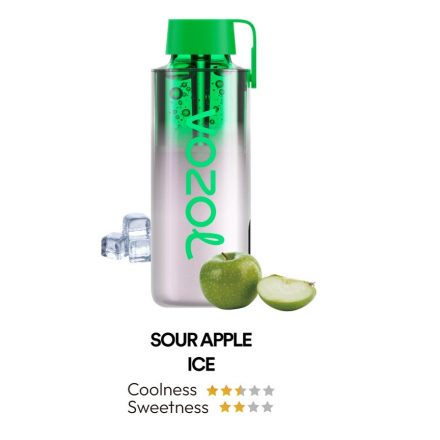 Vozol Neon 10000 Sour Apple Ice 5%